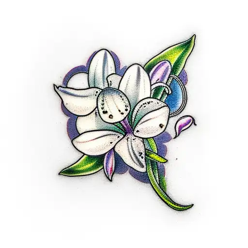 Lily Of The Valley And Snowdrop