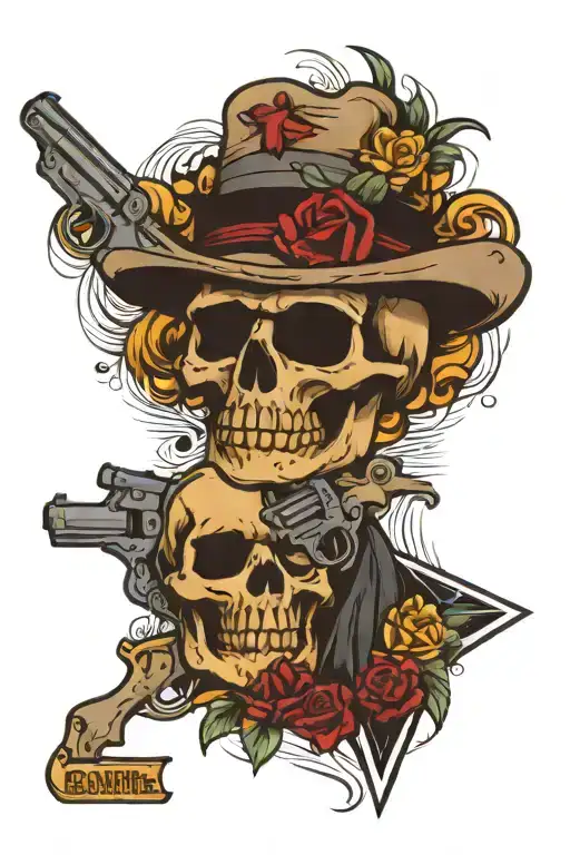 Gun Skull Godfather