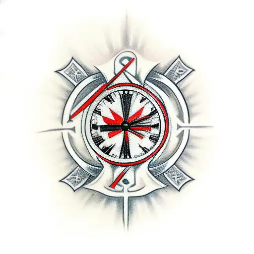 Armenian Cross With Clock