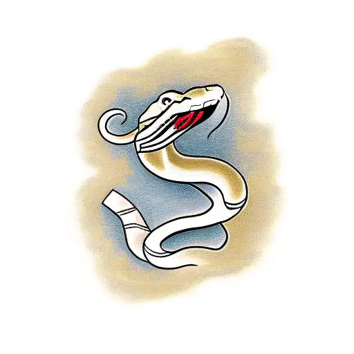 Snake With Golden Dust