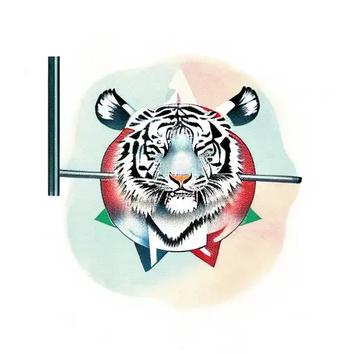Tiger With Chopsticks