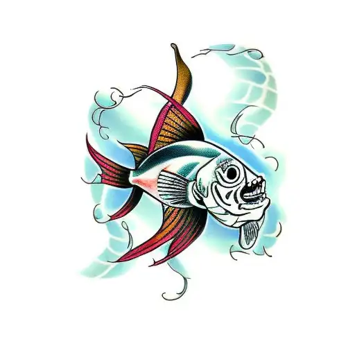 Fish With Bones Showing