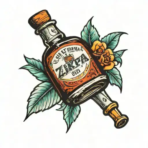 A Broken Bottle Of Zakapa Rum