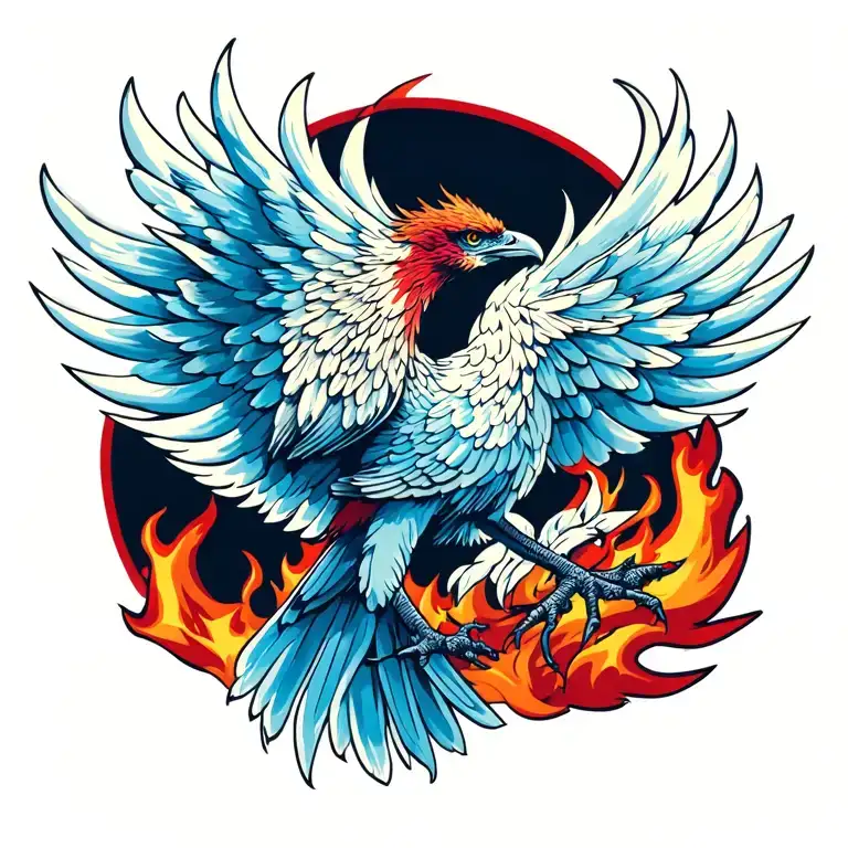 Pheonix Rising From The Flames