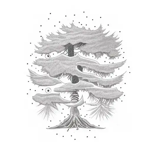 Hemlock Tree Scientific Diagram