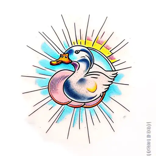 Duck With Sun Glasses