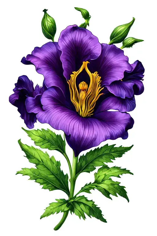 Herisson Arum Violette And Glaieul Flower