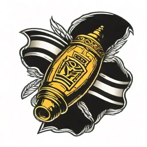 Football Refereeing Whistle And Pennant