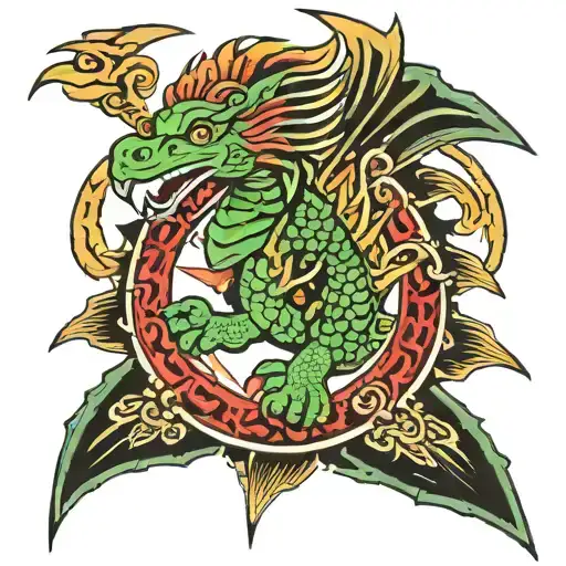 Quetzalcoatl Making A Circle