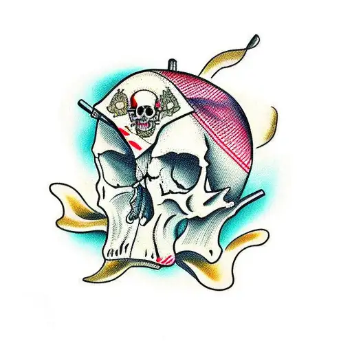 Skull And Boat