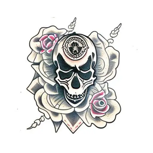 Skull Western Gothic