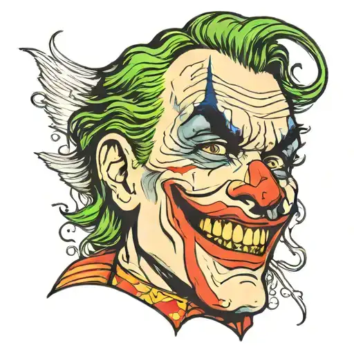 Colorful Joker Face