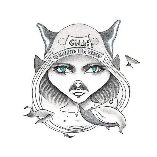 A Girl Like A Whale Hugging A Wolf