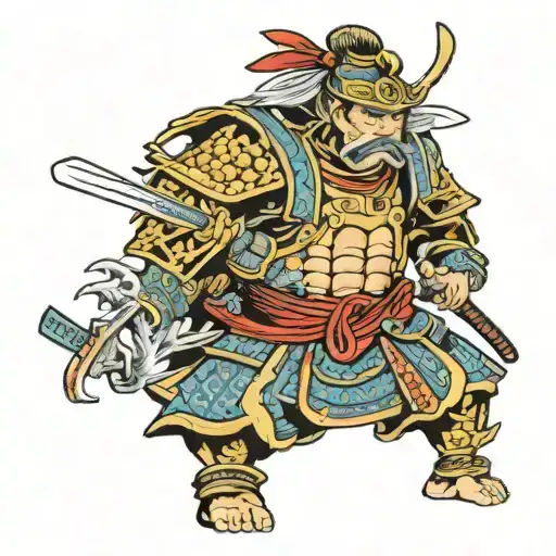 Japan Style Samurai Warior