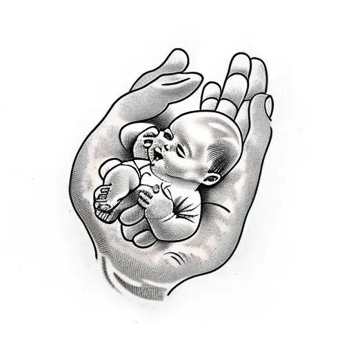 Baby Holding Mothers Finger
