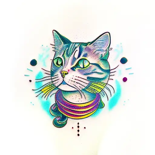 Psychodelic Cat