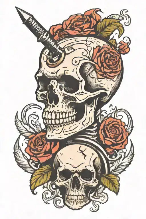 Lobotomy Skull With Chizzel