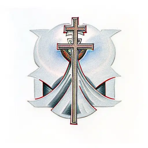 Christian Cross With Scripture