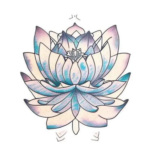 Wild Lotus Flower With Vine