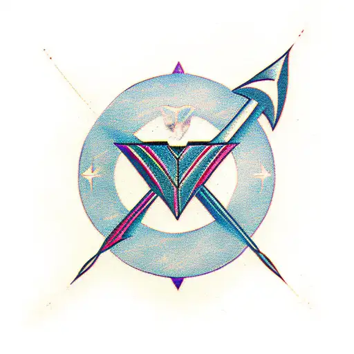 Arrow Tip Tattoo Representing Artemis