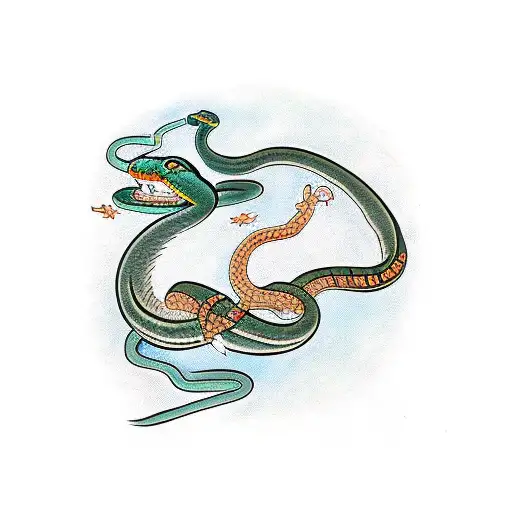 Snake In Between Soviet Panel Houses