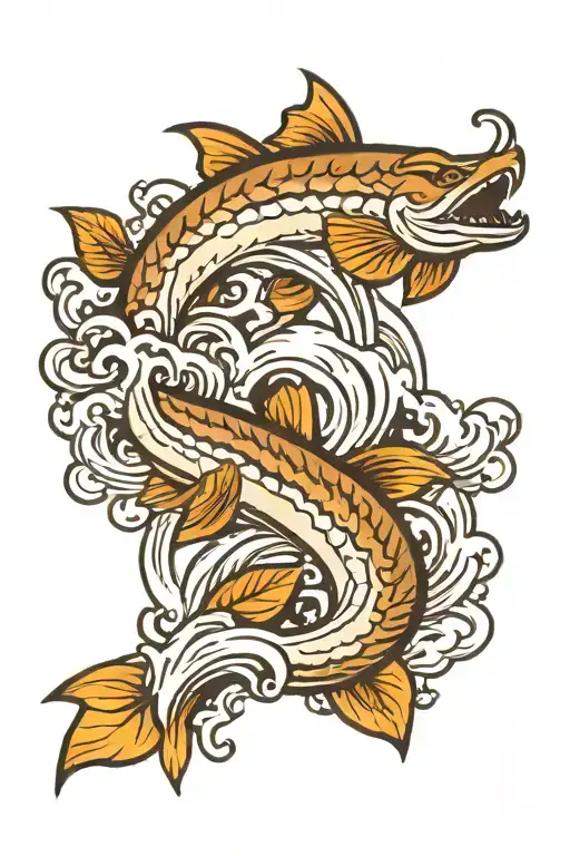 River Flowing White Water