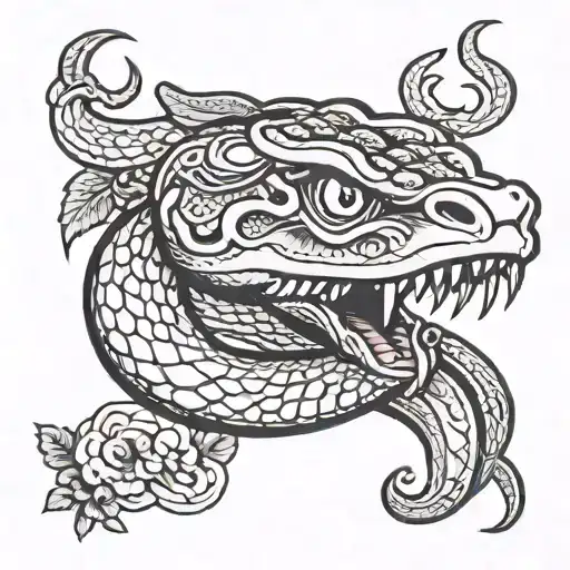 Traditional Snake Head