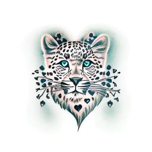 Broken Heart With Leopard Plaster