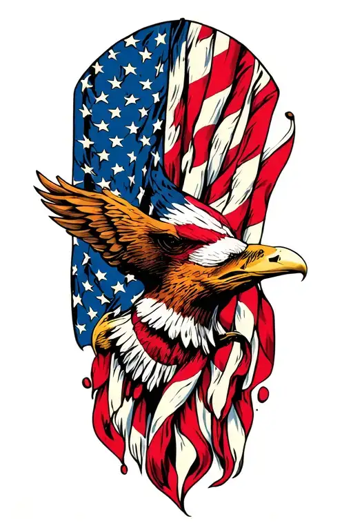 Patriotic American Flag