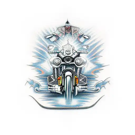 A Road Bike With Dark And Intricate Patterns Inspired By Ecu Remapping