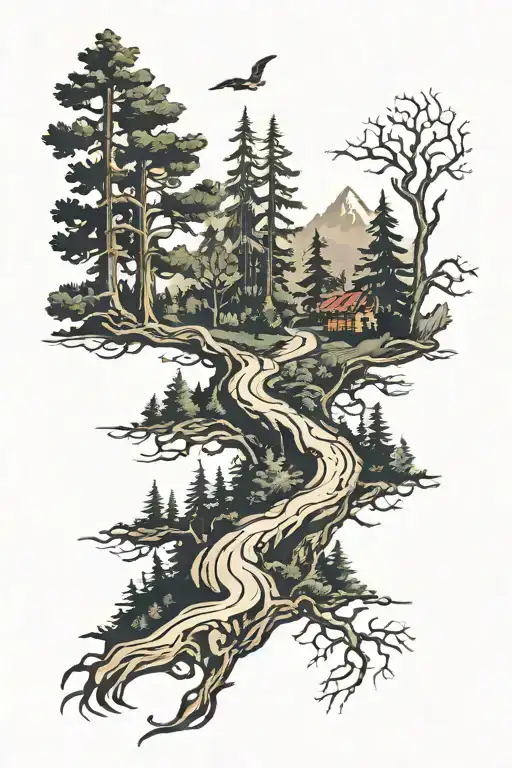 Forest Trail Winding