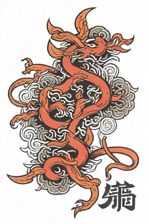 Bro Love In Chinese Symbol Intertwined