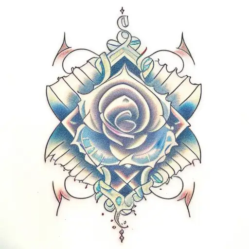 Cursive M And N Letter Together In A Unique Beautiful Way