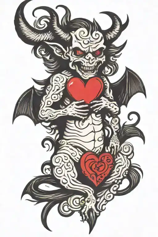 Demon Who Hates Love Heart