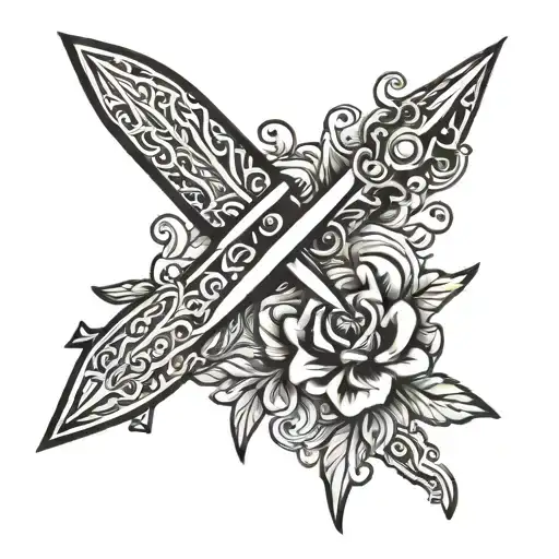 Black And White Dagger