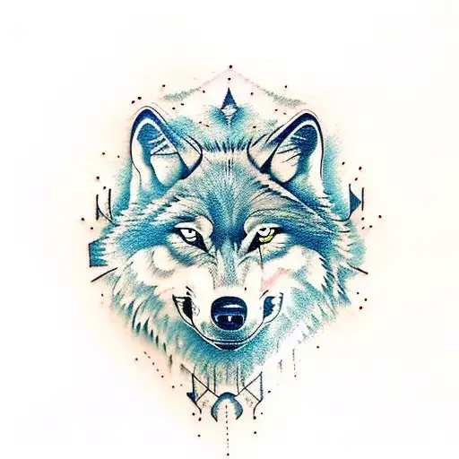Wolf Traditional Tattoo Style