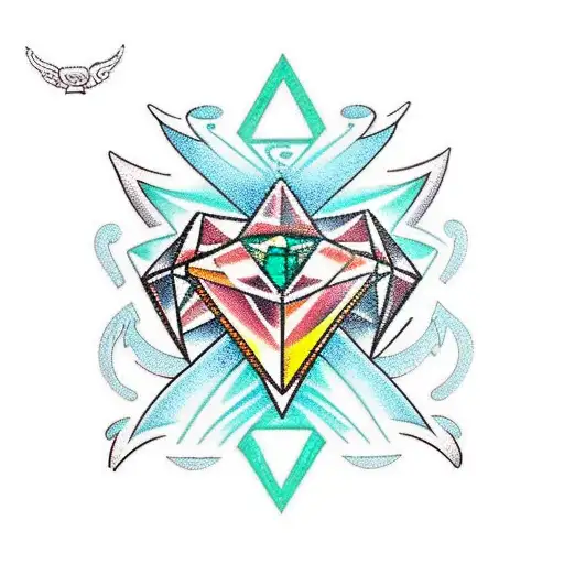 Diamond And Emerald Birthstone