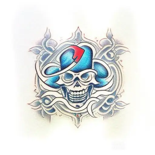 Bicep Tattoo With Filigree