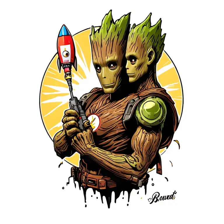 Groot And Rocket Marvel Characters