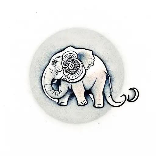 Yin And Yang Elephant