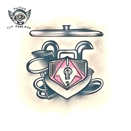 Lock And Key With Dice