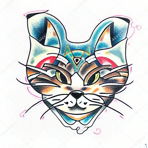 Cat Head Linear In Front