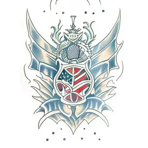 Knight And Dragon