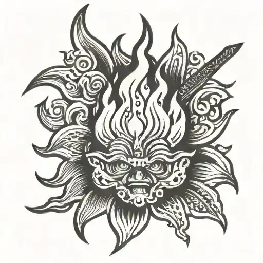 Scopian On Fire Flames