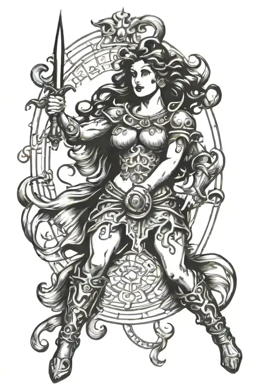 Zodiac Aquarius Lady Warrior Vs Zodiac Leo Warrior