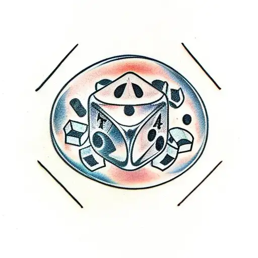 Dice Rolling Out Of A Book