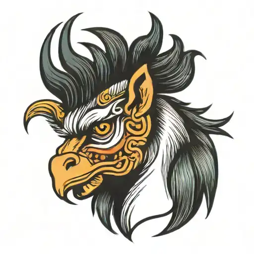 Capricorn Rooster Head