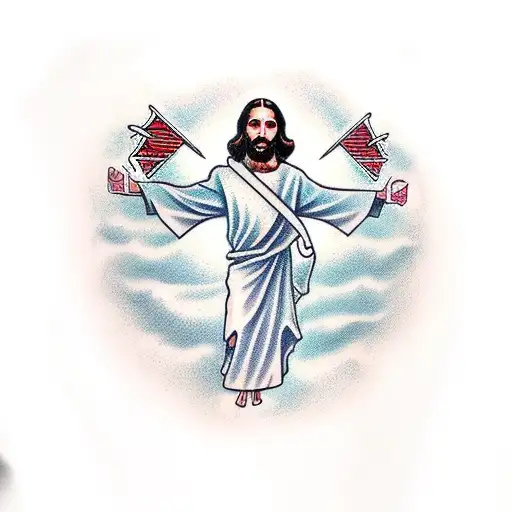 Jesus Kreuz Mit Gott