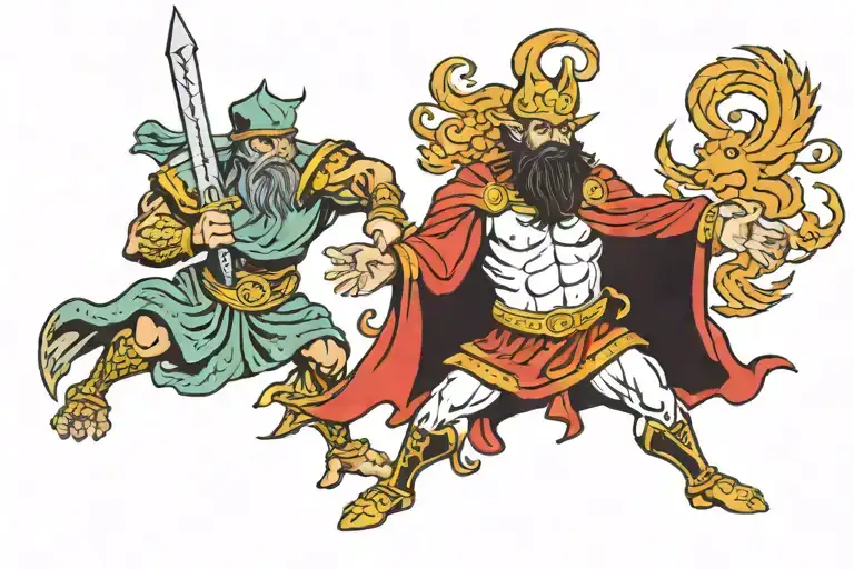 Slovenian Gods Fight With Cartoon Characters