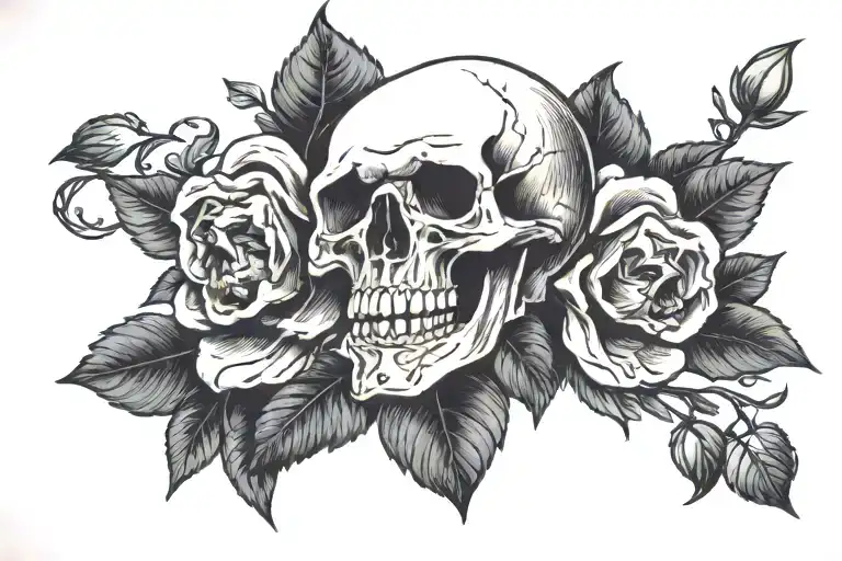 Skull Roses